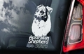 Australian Shepherd Dog 4 Hondensticker voor op de auto Per Stuk
