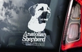 Anatolische Herder Hondensticker voor op de auto Per Stuk