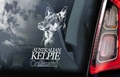 Australian Kelpie Hondensticker voor op de auto Per Stuk